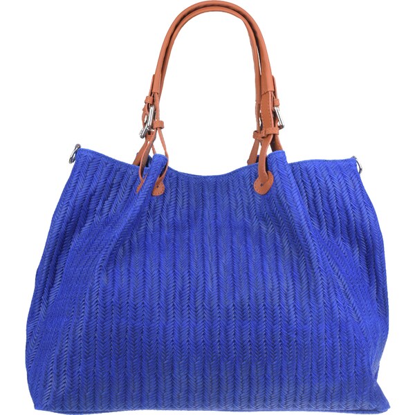 Modrá kožená talianska kabelka Belloza Blu Aghi NovaKabelka.sk 28943840