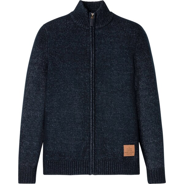 bonprix Pletený sveter so stojačikom, farba modrá 46496948