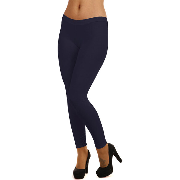 Glara Dámske jednofarebné legíny 8396733