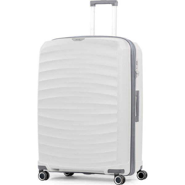 cestovný kufor ROCK TR-0212/3-L PP - biela 62191620