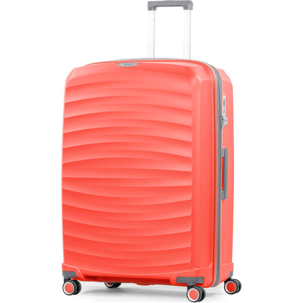 cestovný kufor ROCK TR-0212/3-L PP - oranžová 62191622