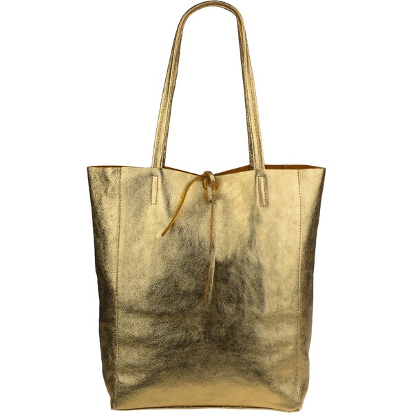 Zlatá kožená talianska kabelka Annalisa Oro Lucida NovaKabelka.sk 29307111