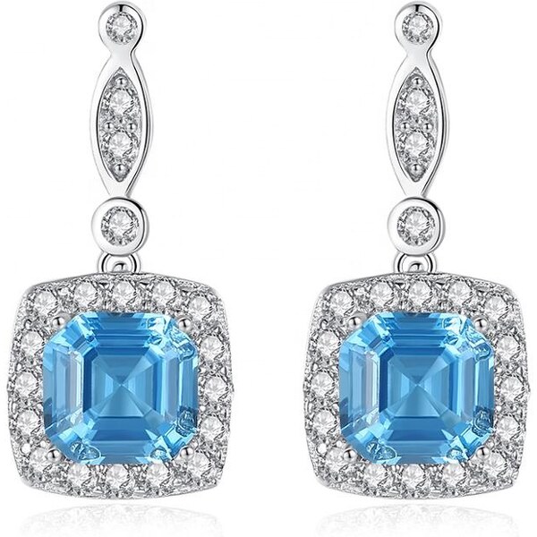 Lindas Jewelry Strieborné náušnice Sky Blue Ag 925/1000 IN322 29311634