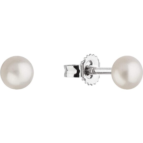 Evolution Group Strieborné náušnice kôstky s pravými perlami 21063.1 66583983