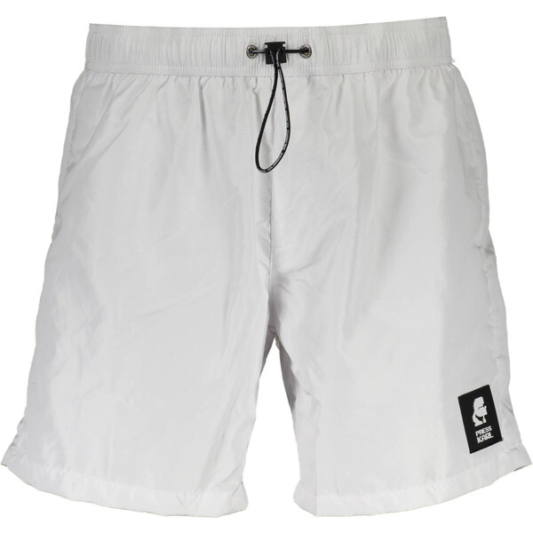 KARL LAGERFELD BEACHWEAR Pánske biele plavkové kraťasy KARL LAGERFELD 64705168