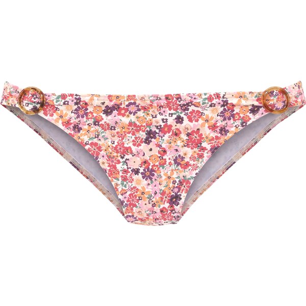 JETTE Bikinové nohavičky zelená / mandarínková / svetloružová / 54228361