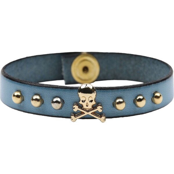 Scalpers Náramok tyrkysová / zlatá 55423205