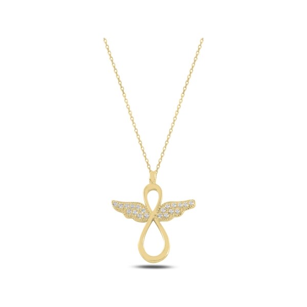 Olivie Strieborný náhrdelník ANJEL GOLD 5534 29833246