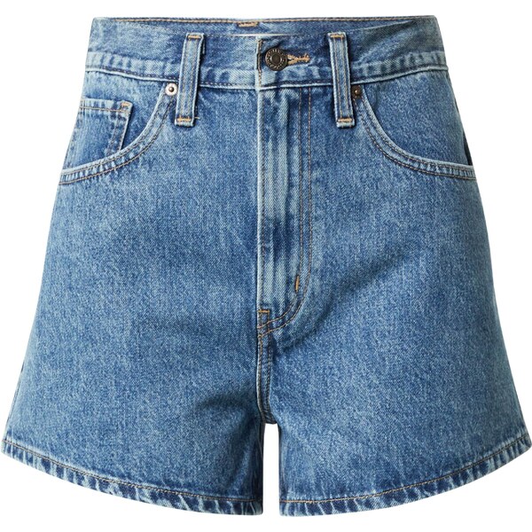 LEVIS Džínsy High Waisted Mom Short modrá denim 29670749
