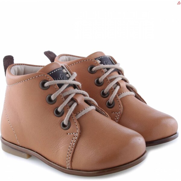 Detské kožené topánočky EMEL E1075-27 Světle Hnedá 46771325