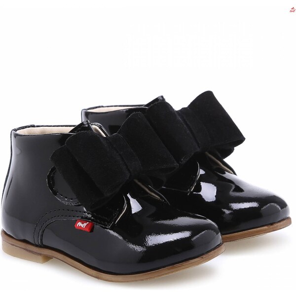 Detské kožené topánočky EMEL E1899-2 Čierna 46771321