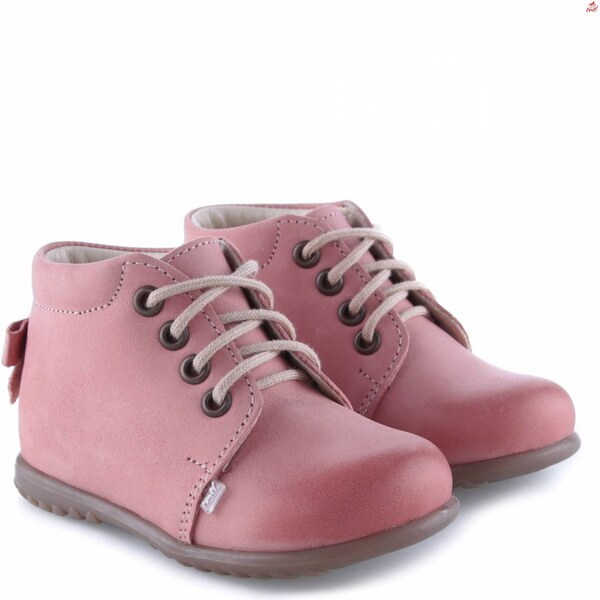 Detské kožené topánočky EMEL E562D-37 ružová 46771322