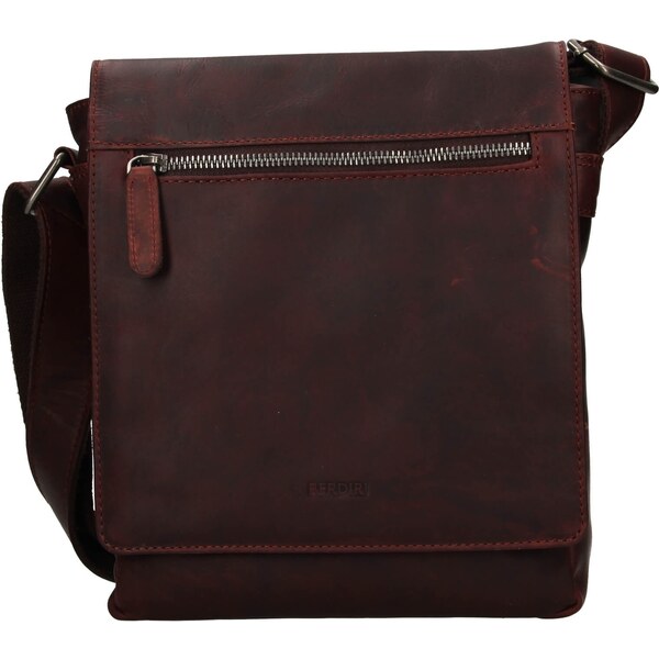 Pánska kožená taška cez rameno Berdiri Henry - hnedá 29428609