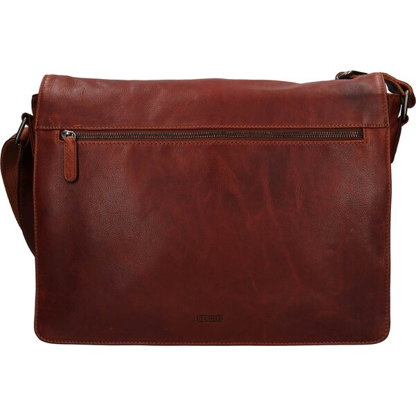 Pánska kožená taška cez rameno Berdiri Dennis - koňak 29428607