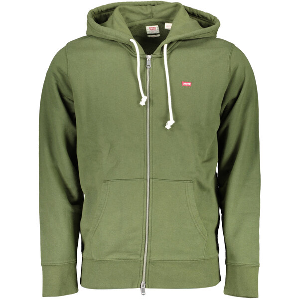Zelená pánska mikina LEVIS na zips 64705575