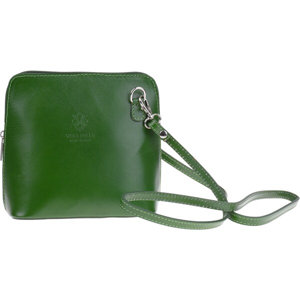 Zelená kožená talianska crossbody kabelka Grana Verde NovaKabelka.sk 51046030