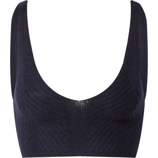 EDITED Vyšívaný top Silvia modrá 29672200