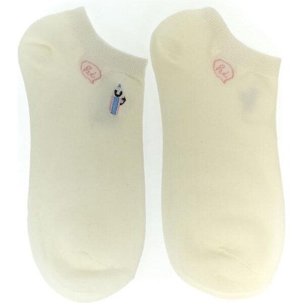 AURA.VIA Dámske biele ponožky LINGA 29666825