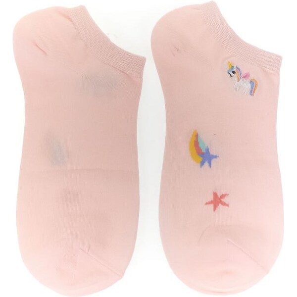 AURA.VIA Dámske ružové ponožky UNICORN 29666829