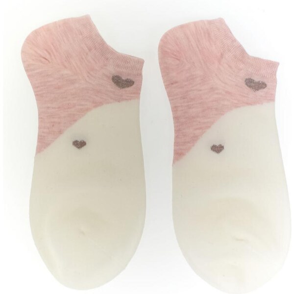 AURA.VIA Dámske ružovo-biele ponožky KAINA 29666866