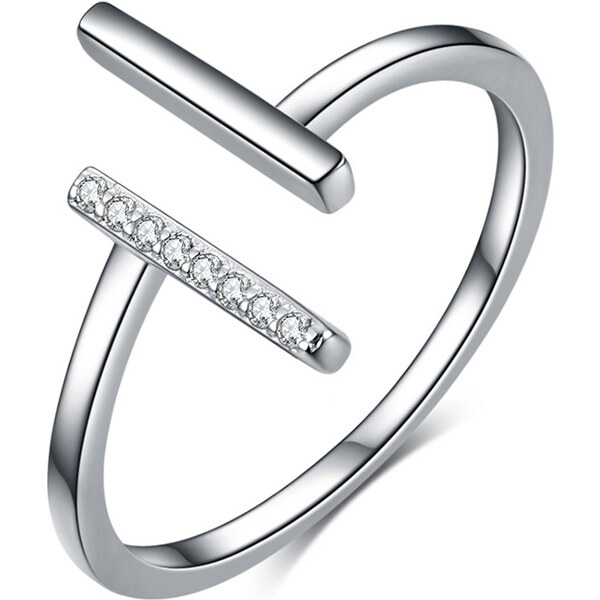 Olivie Nastaviteľný Strieborný prsteň 5577 29834529