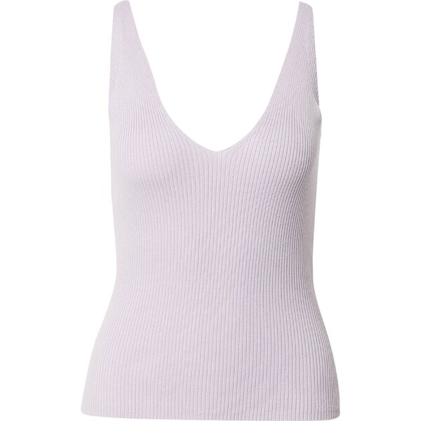 Urban Classics Vyšívaný top pastelovo fialová 65867606