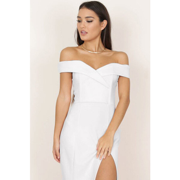 Glara Krátke spoločenské šaty s odhalenými ramenami 29699176