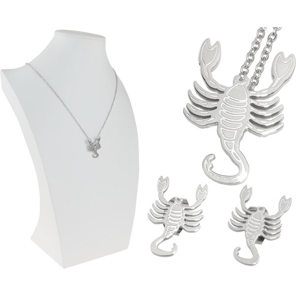 CITY STORM Retiazka s príveskom škorpión + náušnice 66889356