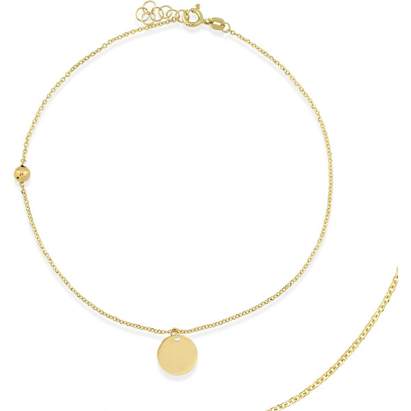 Lillian Vassago Zlatá retiazka na nohu LLV22-GBL017Y 31774441