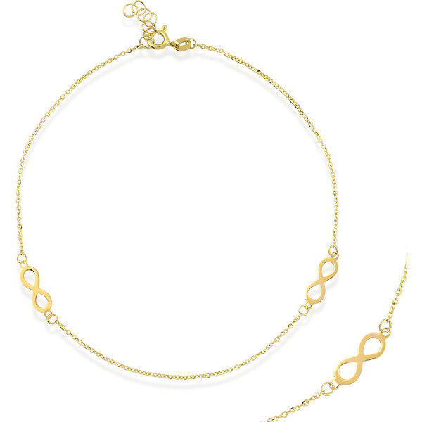 Lillian Vassago Zlatá retiazka na nohu LLV22-GBL019Y 31774443