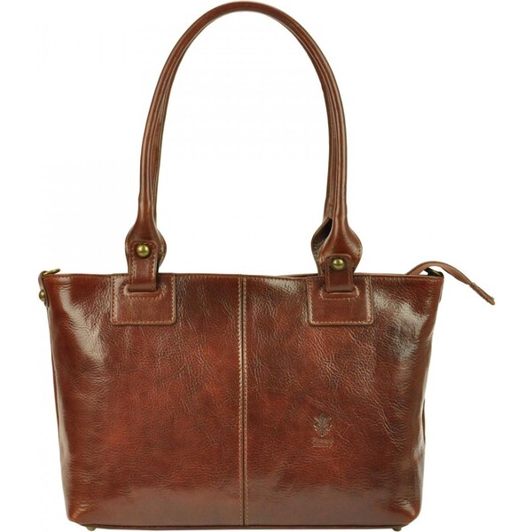 FLORENCE Dámska kožená kabelka Daniela hnedá 29709404