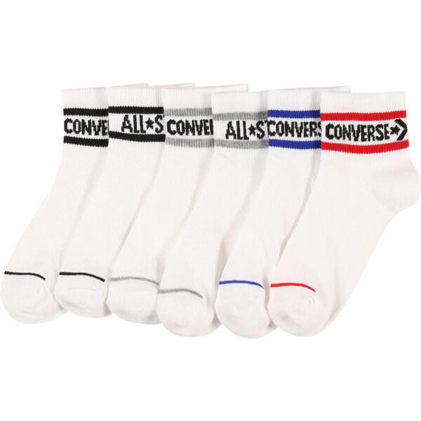 CONVERSE Ponožky modrá / sivá / čierna / biela 46983426