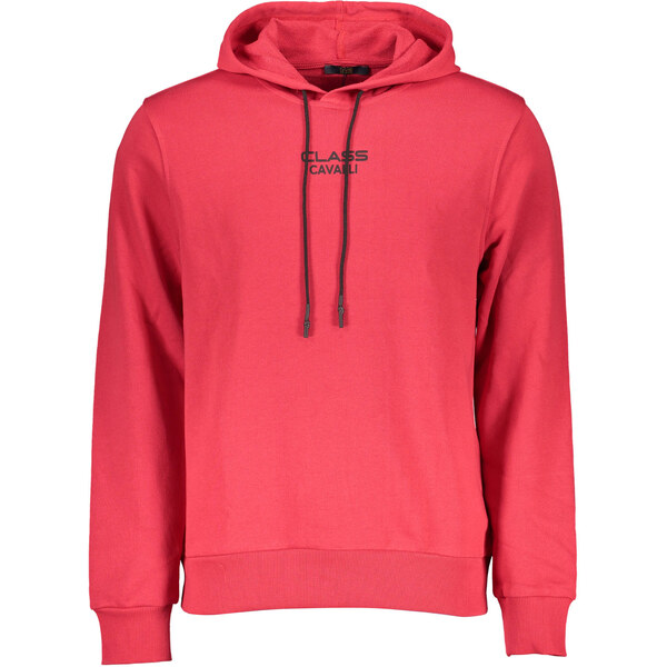 Červená mikina CAVALLI CLASS s kapucňou 64709531