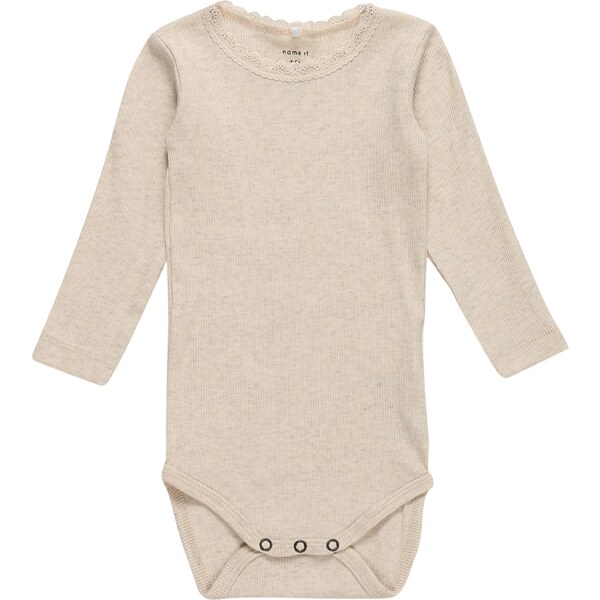 NAME IT Body Kab béžová melírovaná 28888057
