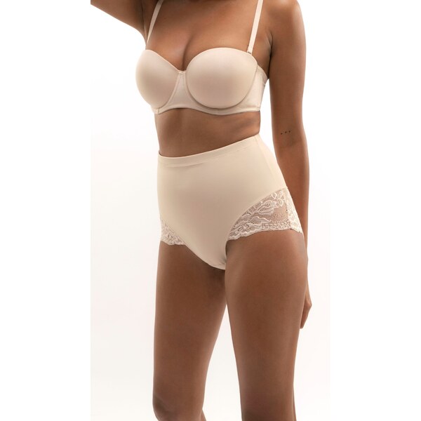 Dorina Dámske sťahujúce nohavičky s krajkou Farba: Telová, Veľkosť: XS 35811302