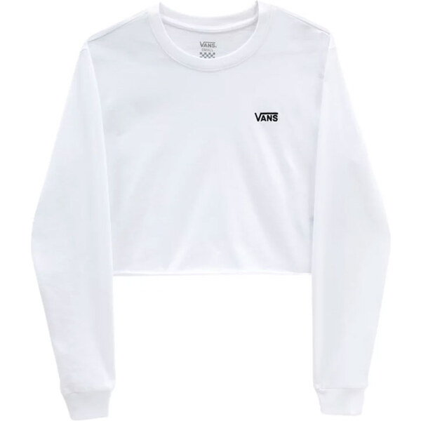 Vans Cropped T-Shirt LS - Dámske - Tričko Vans - Biele - VN0A4OUQWHT 66355837