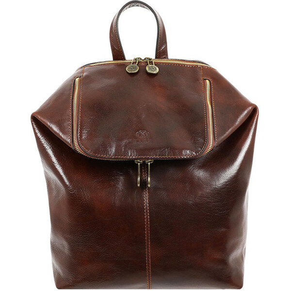 Glara Veľký mestský kožený batoh Premium 38039618