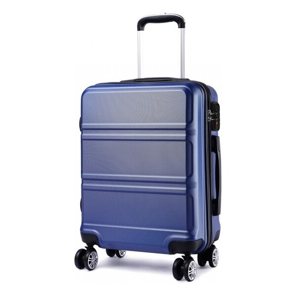 KONO Cestovný kufor - Ariel, na kolieskach cestovný, stredný, modrý 29754782