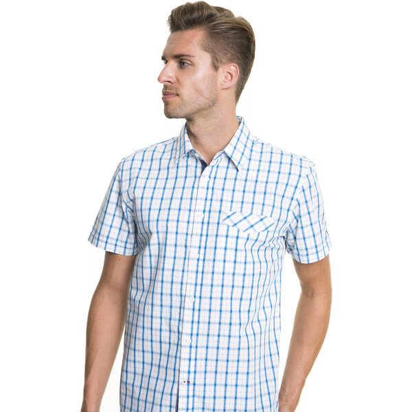 Košeľa s krátkym rukávom Big Star 141658 Blue-422 31204399