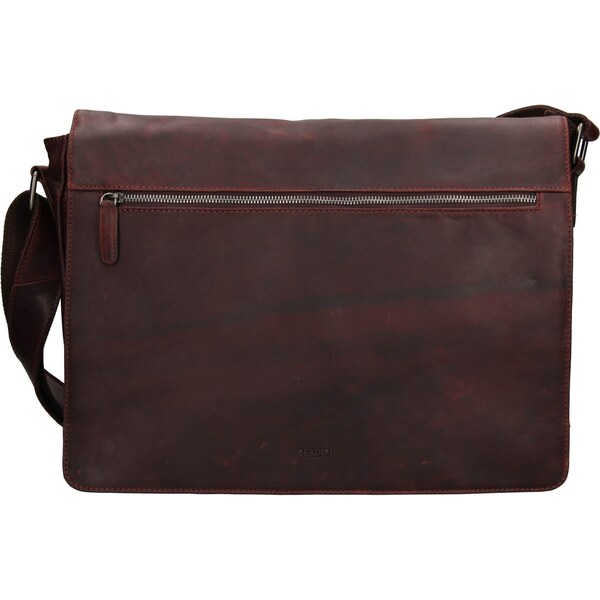 Pánska kožená taška cez rameno Berdiri Dennis - hnedá 29768889