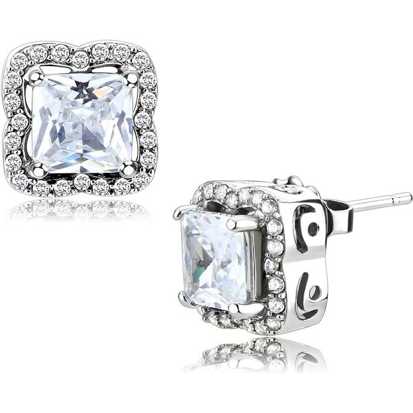 Dámske náušnice z chirurgickej ocele HARMONY 61873239