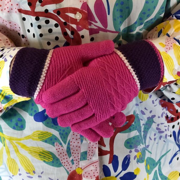 JOHN-C Ružové rukavice ROJA 29793402