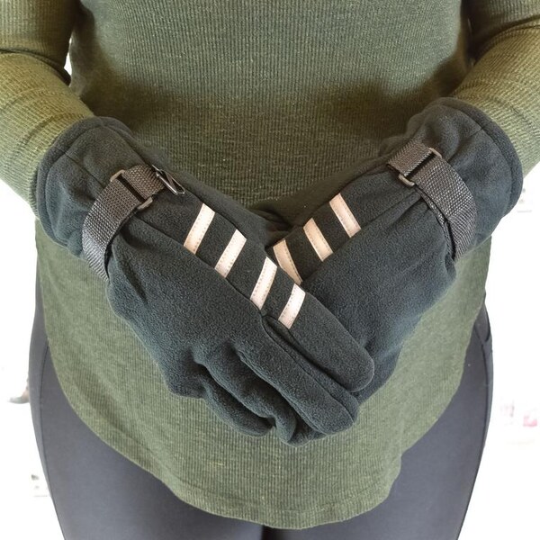 JOHN-C Pánske čierne rukavice KAJO 29793411