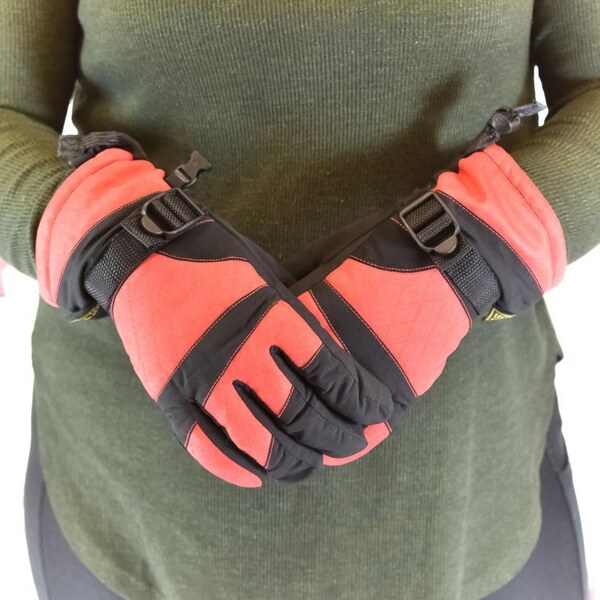 JOHN-C Dámske oranžové rukavice WINTER 29793428