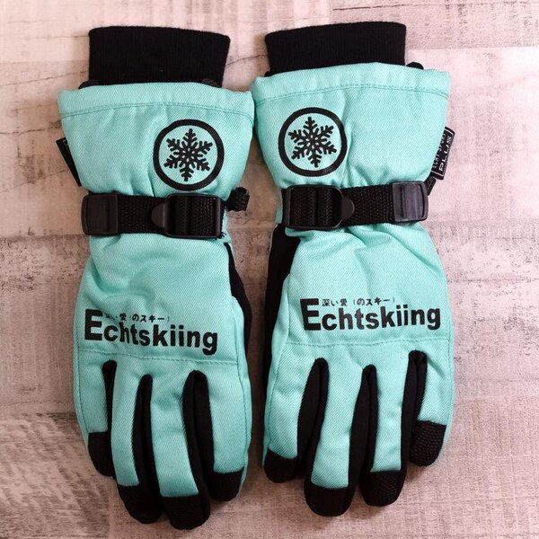 JOHN-C Dámske svetlomodré rukavice SKI 29793432