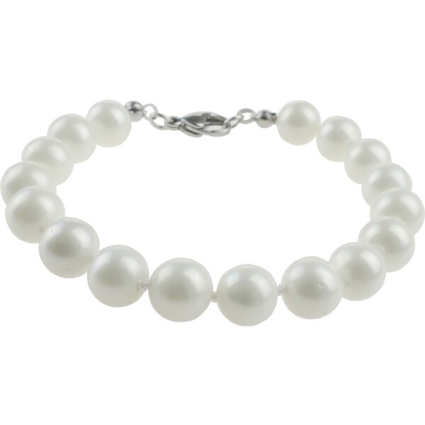 Alexis Marten Náramok perlový biely Shell perly 8 mm - Brittany 66888610