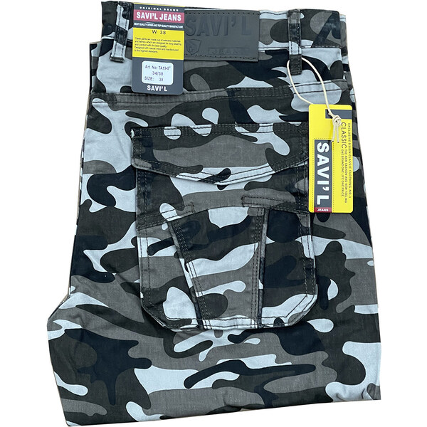 SAVIL JEANS nohavice pánske TA19-8 kapsáče 29801598