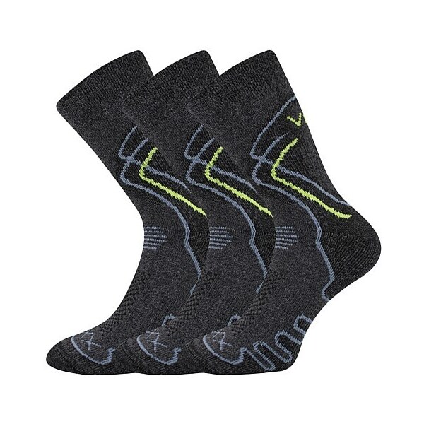 LIMIT III klasické trekové ponožky Voxx Antracit 39-42 3 páry 29878839