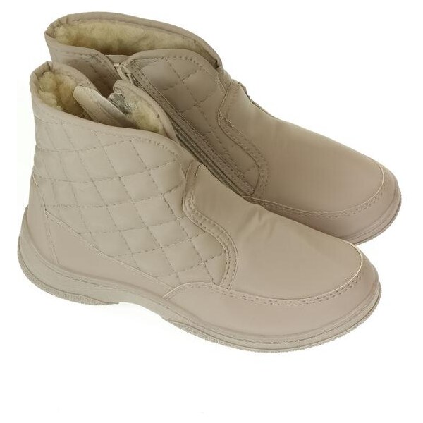 JOHN-C Dámske béžové členkové čižmy E-LUX 29818066