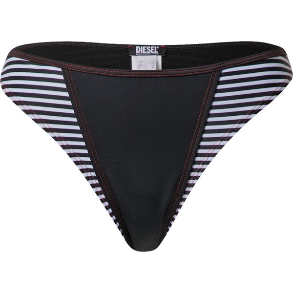 DIESEL Bikinové nohavičky čierna / biela 65282945